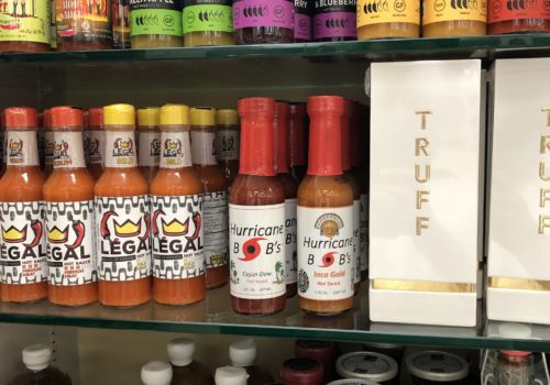 Berings Hot Sauce Section